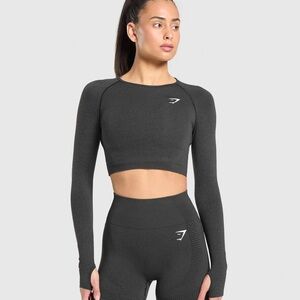 Gymshark Vital Long Sleeve Crop Top size Small